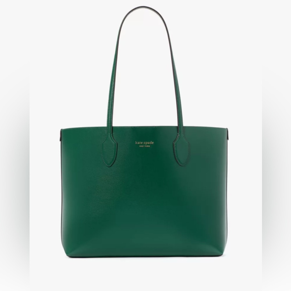 Kate Spade Bleecker Leather Tote Large Arugula Green